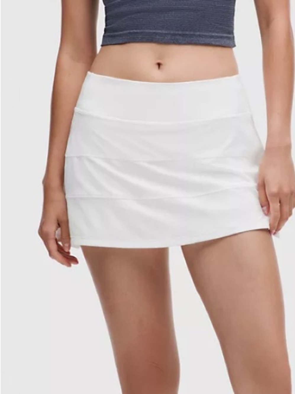 Lululemon  Pace Rival Mid-Rise Skirt White